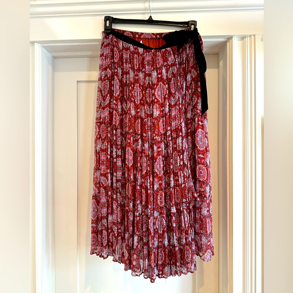Anthropologie boho wrap skirt